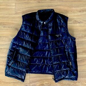 Blue Prada Vest